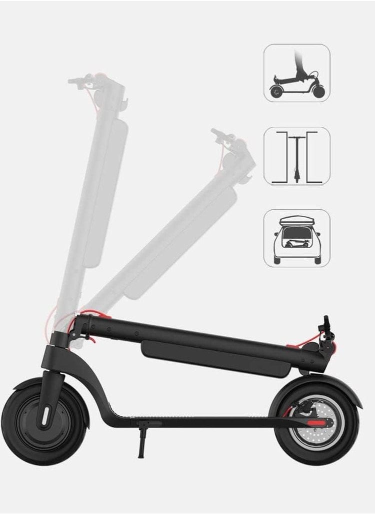 Crony - X8 Electric Scooter Max speed 38 KM Replaceable with battery capacity 10 inch Foldable Scooter - Image 1