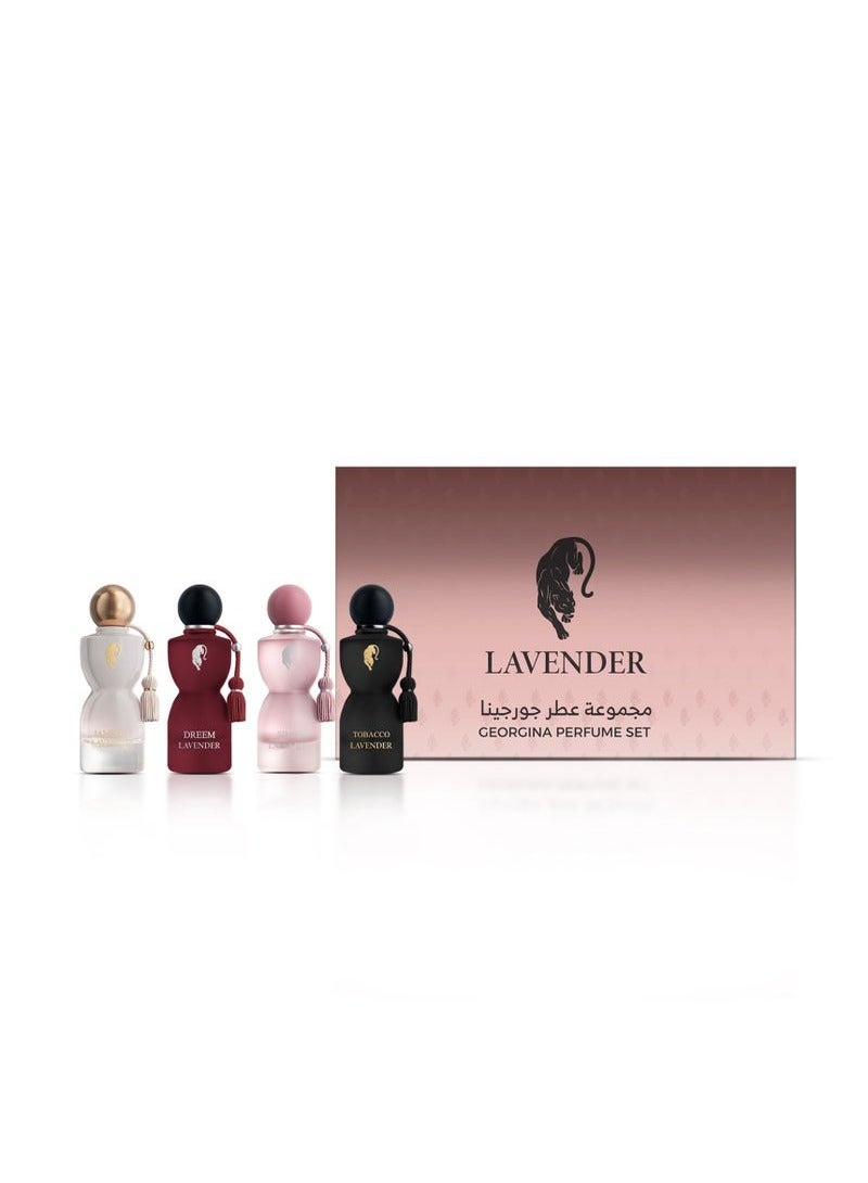 لافندر بكج عطر جورجينا من 4 اشكال - Image 1