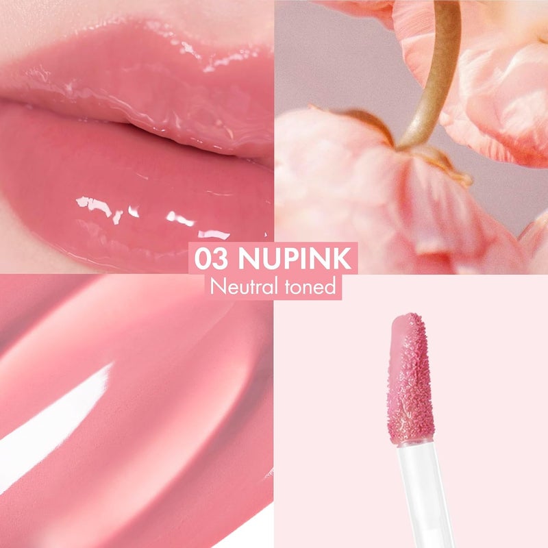 AMUSE Jel-Fit Tint in 03 NUPINK - Glossy Lip Stain - Image 2