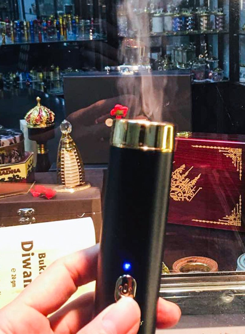 Sharpdo Portable Bakhoor & Incense Burner with USB Charging, Auto Shut-Off Protection for Safe Home & Travel Use - Image 2