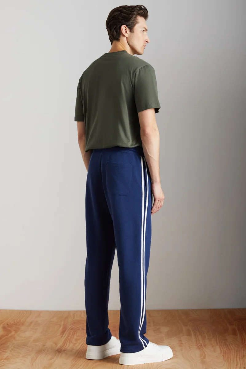 GRIMELANGE Alpha Men's Navy Blue Sweatpants