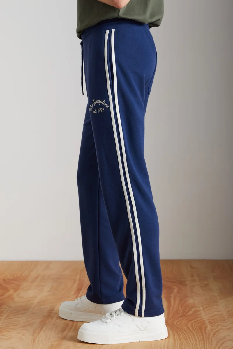 GRIMELANGE Alpha Men's Navy Blue Sweatpants