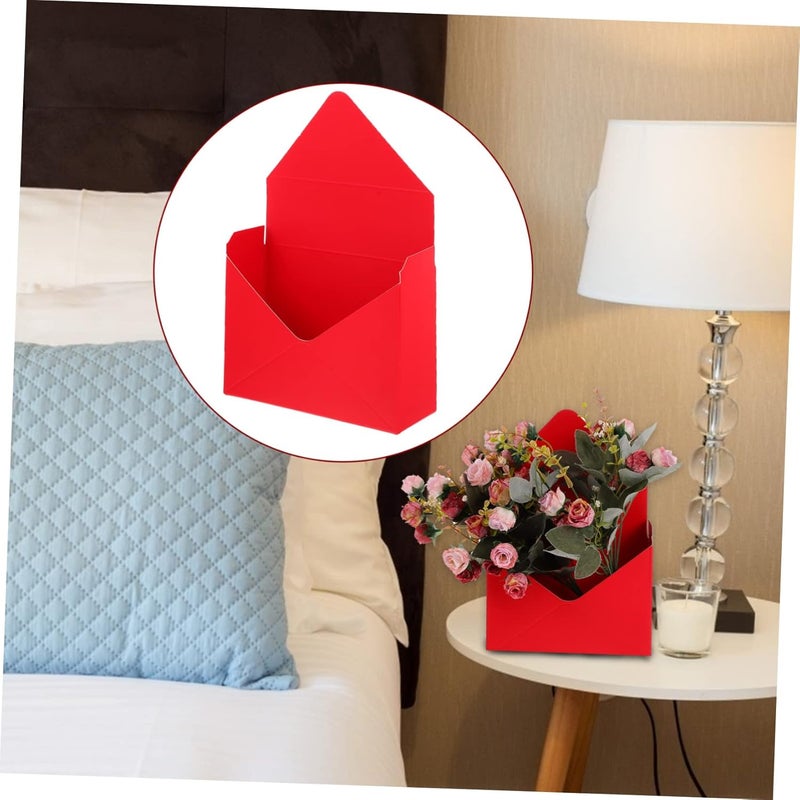 UTHCLO 2Pcs Flower Wrapping Paperboard Envelope Boxes Elegant Bouquet Envelop Containers for Floral Arrangements for Weddings Parties and Special Occasions - Image 4