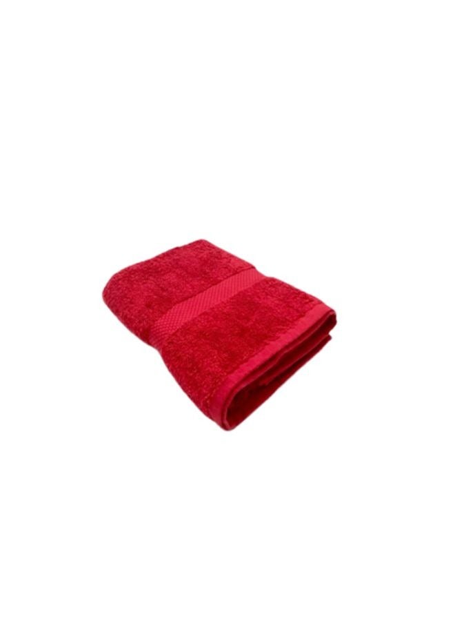 BYFT Gardenia (Red) Premium Hand Towel (50 x 100 Cm -Set of 1) 100% Cotton, Highly Absorbent and Ultrasoft Bath Linen with Diamond Dobby -550 Gsm - Image 3