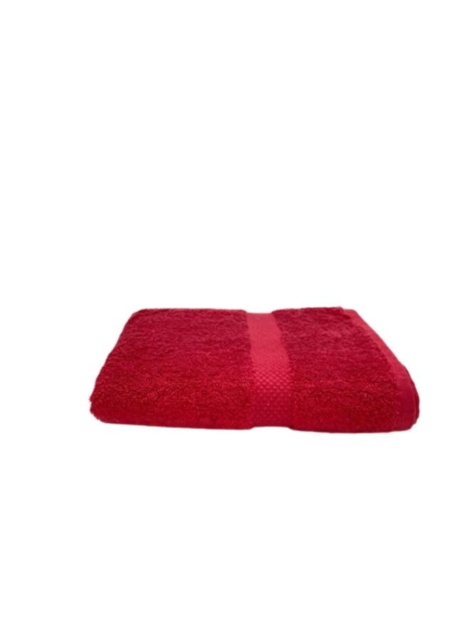 BYFT Gardenia (Red) Premium Hand Towel (50 x 100 Cm -Set of 1) 100% Cotton, Highly Absorbent and Ultrasoft Bath Linen with Diamond Dobby -550 Gsm - Image 2