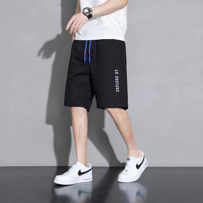 100% Pure Cotton Plus Size Shorts For Boys Summer Japanese Style Sports Leisure Loose All-Match Fashionable Outer Wear - Image 5