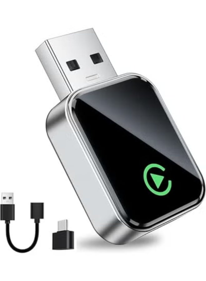 محول كاربلاي لاسلكي إصدار 2025 المطور - تصميم "ميني" فائق الصغر - اتصال سريع ومستقر - يحول الكاربلاي السلكي إلى لاسلكي بسهولة (توصيل وتشغيل) - Image 1