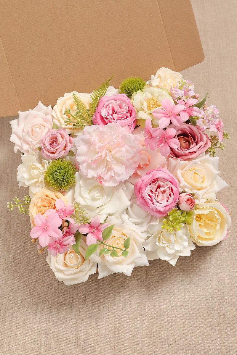 Serra Flora Artificial Flowers Combo Box Set for DIY Wedding Bouquets Centerpieces Arrangements Bridal Shower Party Home Decorations - Image 3