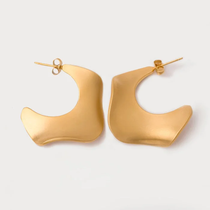 noya Leila Sahara Earrings - 18K Gold Plated