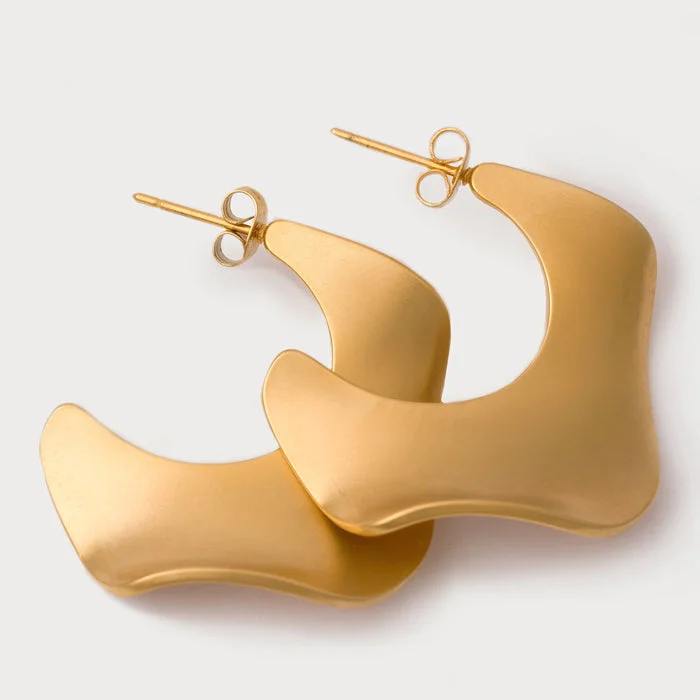 noya Leila Sahara Earrings - 18K Gold Plated