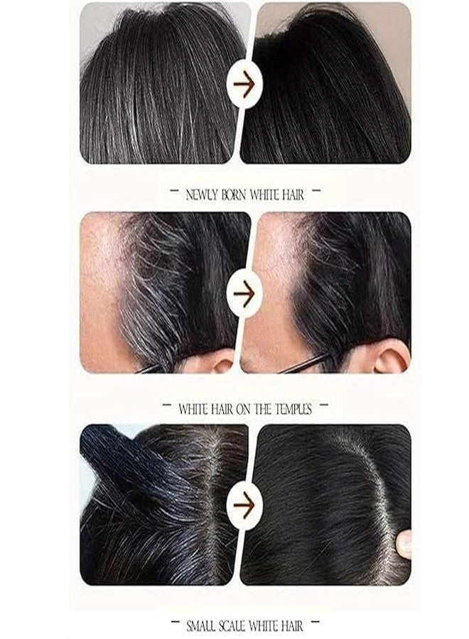 EIZOOU Hairr Color Stickk for White Hair Coverage | Waterproof & Sweat-Proof Hair Dye Touch-Up | Easy-to-Use Comb Applicator | Quick Root Touch-Up Stick for Men & Women | Temporary Hair Color Pen (2 In 1 Makeup Foundation Stick) - Image 3