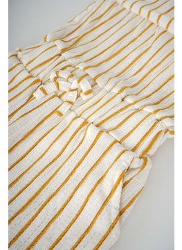 Miniko Kids New Season Children's Rope Suspender Patterned Plain Woven Shorts Overalls  - Image 3