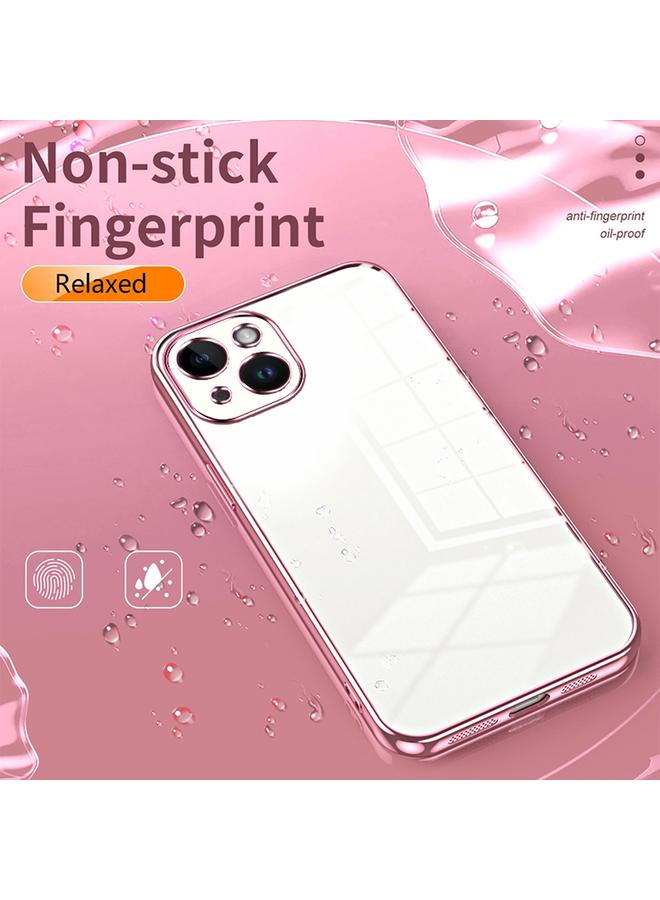 S-TOP Case For iPhone 14 Transparent Plating Fine Hole Phone Case - Image 4