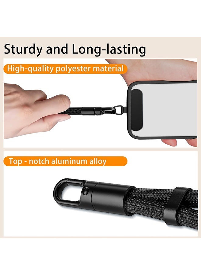Universal Adjustable Phone Wrist Strap With Metal Tether Tabs Wristlet & Hand Cell Phone Lanyard for Women and Men - Image 4