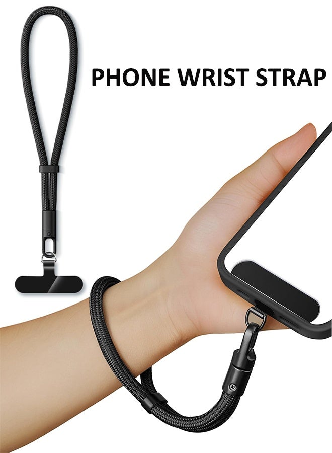 Universal Adjustable Phone Wrist Strap With Metal Tether Tabs Wristlet & Hand Cell Phone Lanyard for Women and Men - Image 1