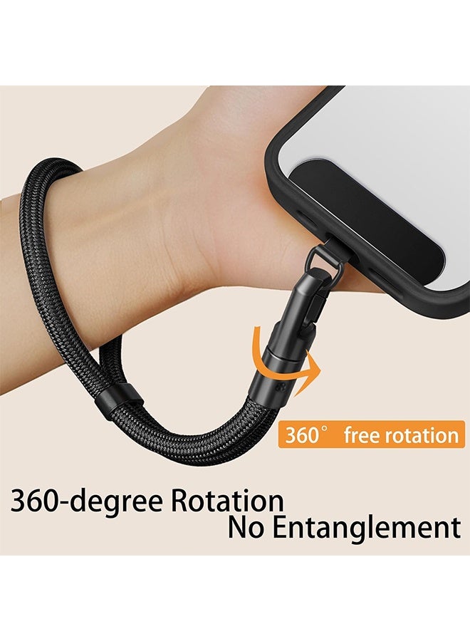 Universal Adjustable Phone Wrist Strap With Metal Tether Tabs Wristlet & Hand Cell Phone Lanyard for Women and Men - Image 3