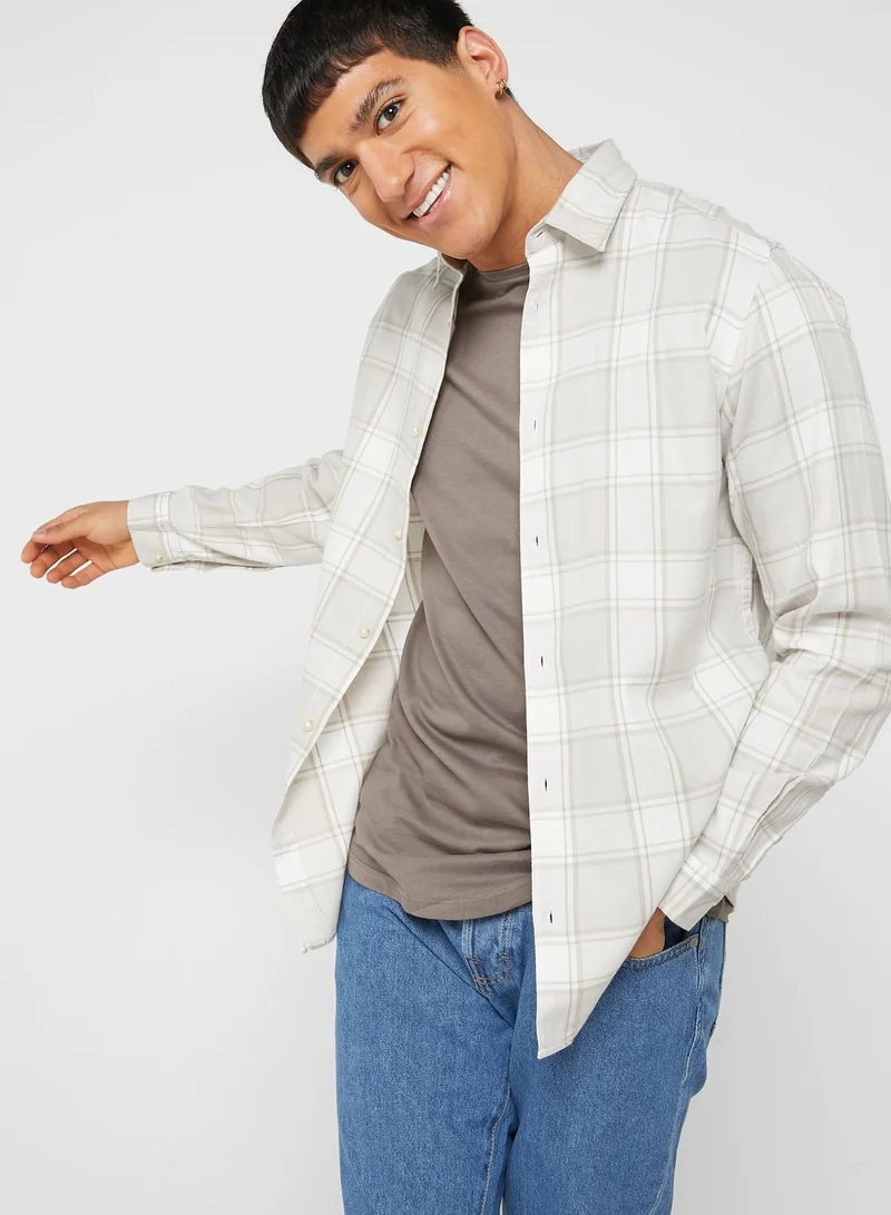 JACK & JONES Plaid Regular Fit Shirt