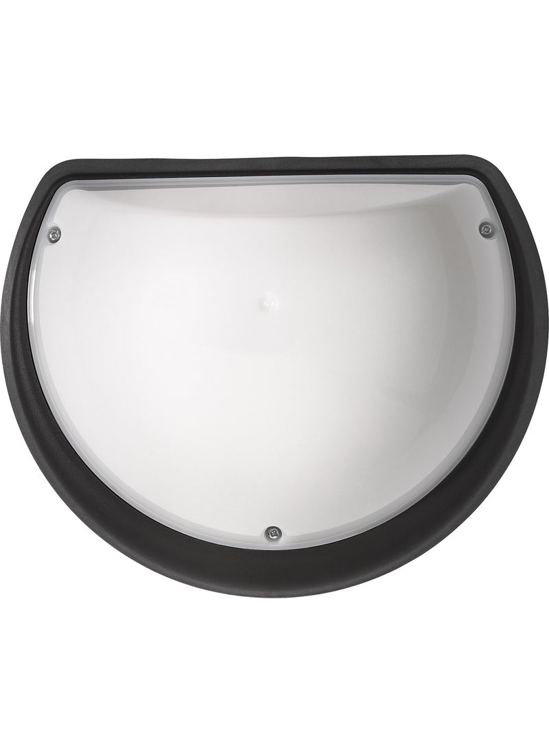 Horoz - Aqua Half Moon Black Body Color Microsensor E27 Cap Humid Place - Image 1