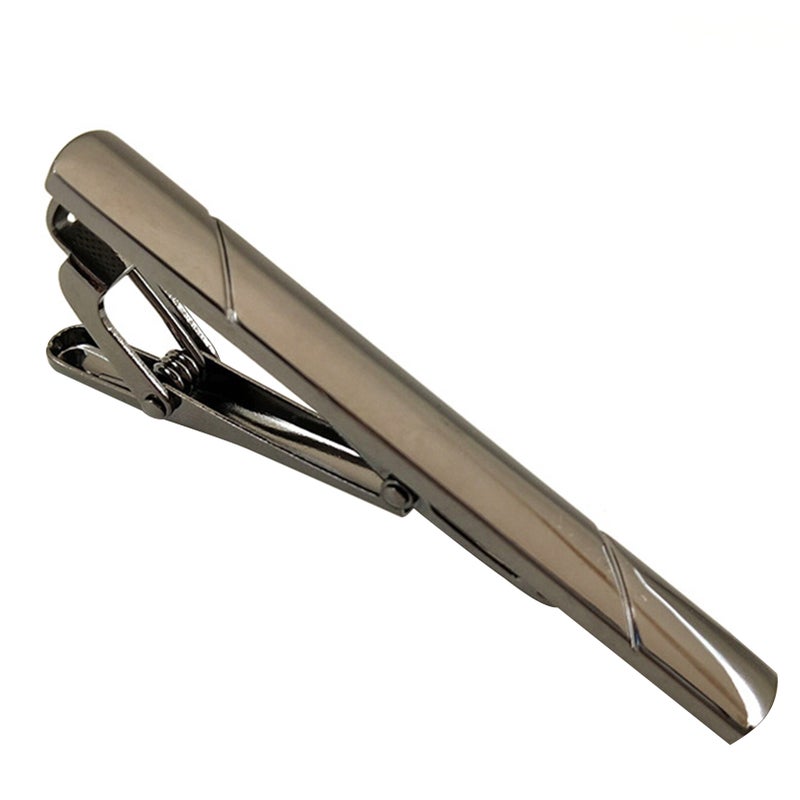Tie Clip Men's High-end Fashion Classic Business Wedding Simple Collar Clip Suit Tie Accessories - Image 1