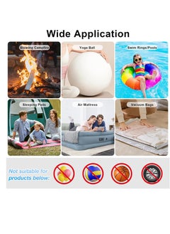 AGPtek AGPTEK Rechargeable Air Pump, Electric Air Pump 4000mAh Battery Quick-Fill Inflator & Deflator with 3 Nozzles, Lightweight & Portable Perfect for Air Beds, Air Mattresses, Pool Toys & Inflatable  - Image 2