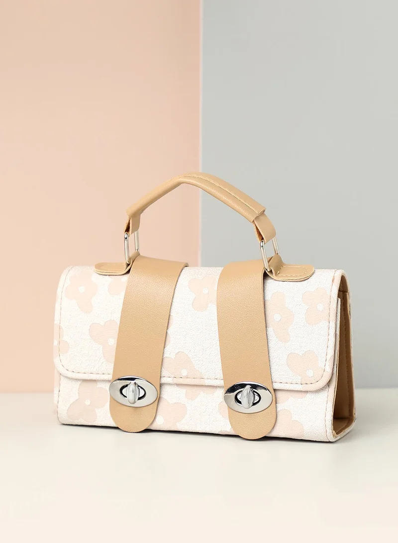 صوص هاوت Serena White & Beige Mini Bag