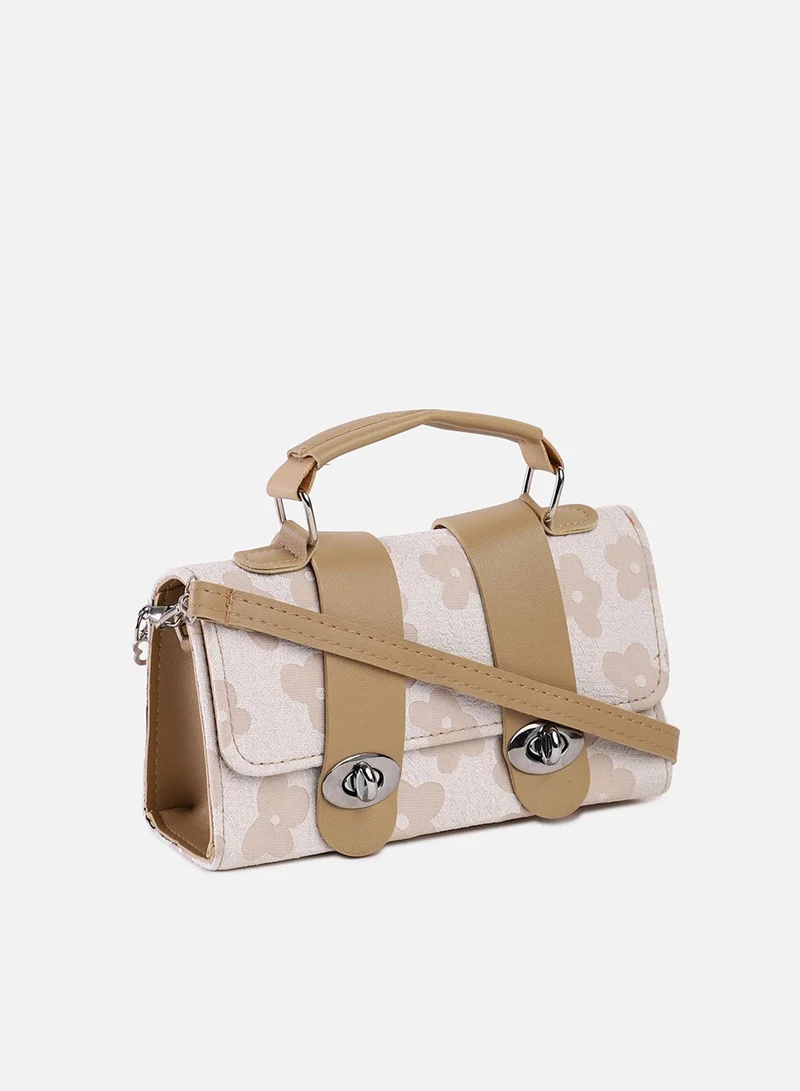صوص هاوت Serena White & Beige Mini Bag