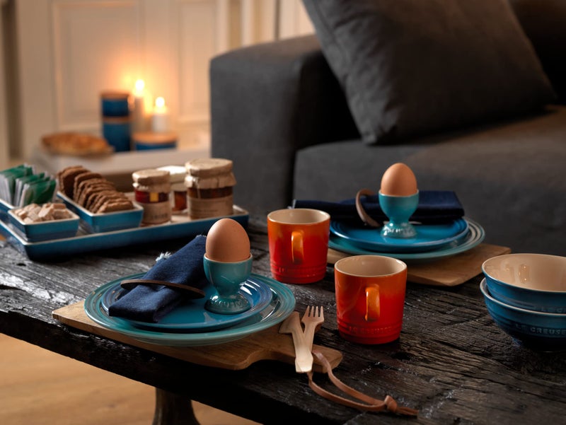 Le Creuset Stoneware Egg Cup, 2", Flame - Image 3