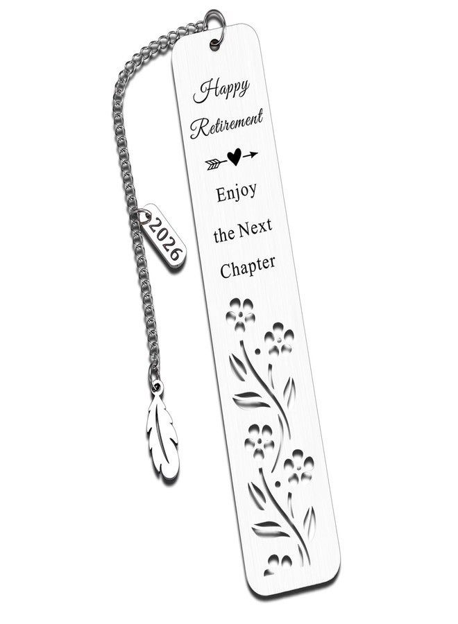 Perleddom 2026 Retirement Bookmark Gifts for Women Men Retirement Gifts for Coworker Colleague Employee Work Bestie Appreciation Gift for Retired Teacher Nurse Coach Going Away Leaving Gift for Boss Leader - Image 1