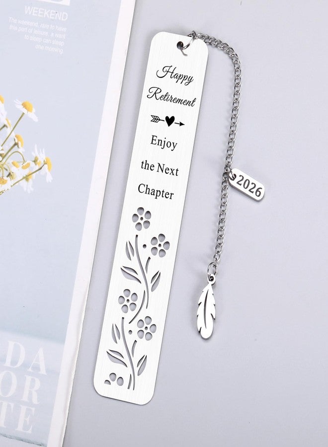 Perleddom 2026 Retirement Bookmark Gifts for Women Men Retirement Gifts for Coworker Colleague Employee Work Bestie Appreciation Gift for Retired Teacher Nurse Coach Going Away Leaving Gift for Boss Leader - Image 2