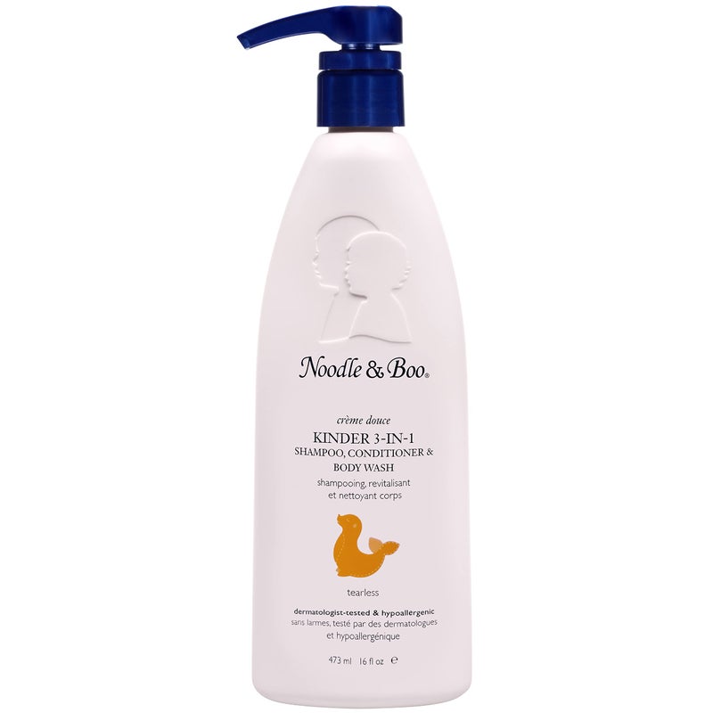 Noodle & Boo Noodle & Boo Kinder 3-in-1 Shampoo, Conditioner & Body Wash for Baby, 16 Fl Oz.