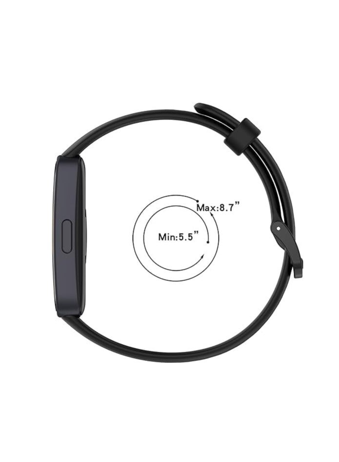 DTBG 4 Pcs Bands Compatible for Huawei Band 8 / Band 9 Watch Replacement Huawei Band 8 / Band 9 Watch Band Adjustable Bracelet Accessory Strap for Huawei Band 8 Wristbands W/Metal Buckle Women Men - Image 3