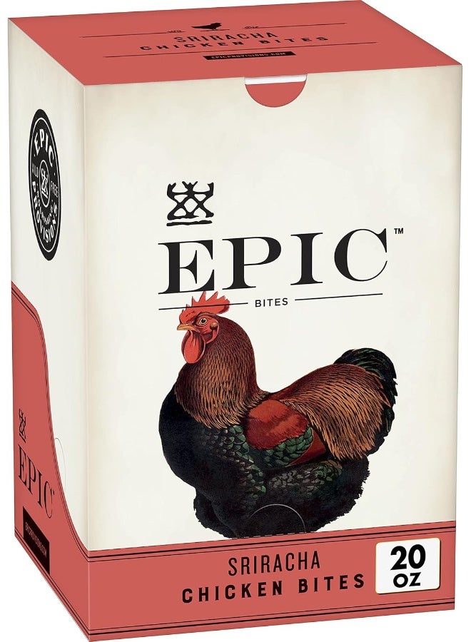 Epic لقيمات دجاج سيراتشا EPIC، صديقة للكيتو، 8 أكياس - Image 1