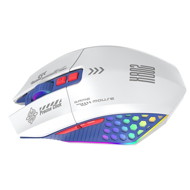 Wireless Gaming Mouse: 2.4G/BT/Wired 3 Modes, 500mAh Long Battery Life - Immersive RGB Lights, Ergonomic Comfortable Grip Mouse for PC, Laptop, Home Office Gaming & Work - Image 5