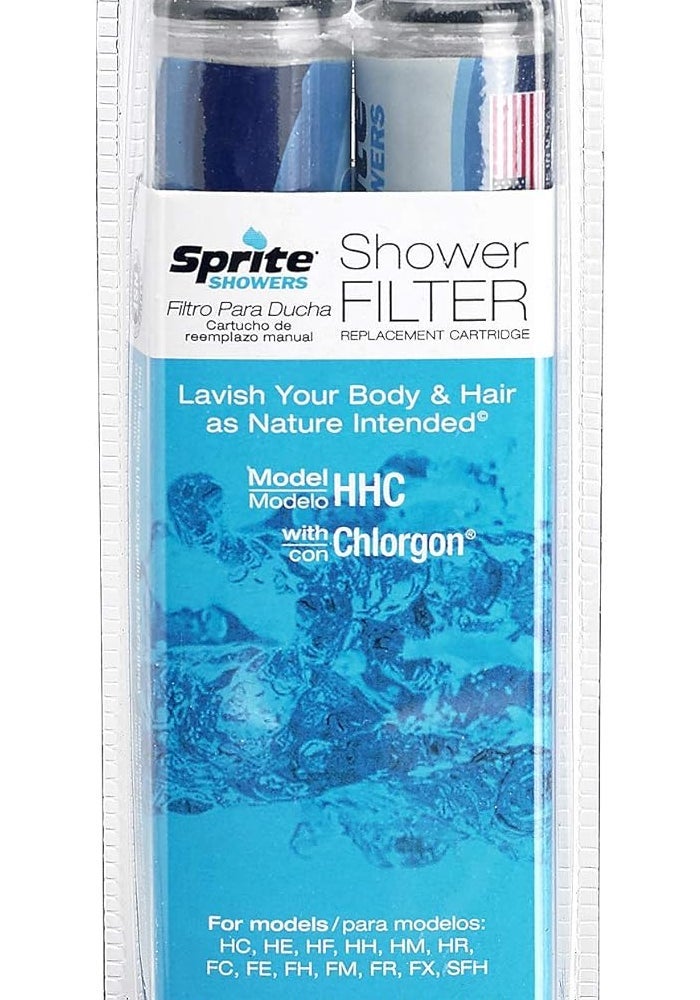 Sprite Hhc-2 Hand Held Replacement Shower Filter Cartridge, 2-Pack, Blue - Image 2
