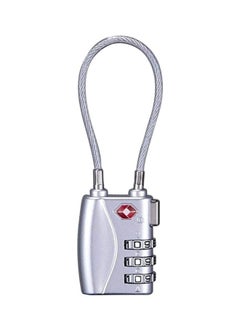 3-Digit Travel Luggage Combination Lock Silver
