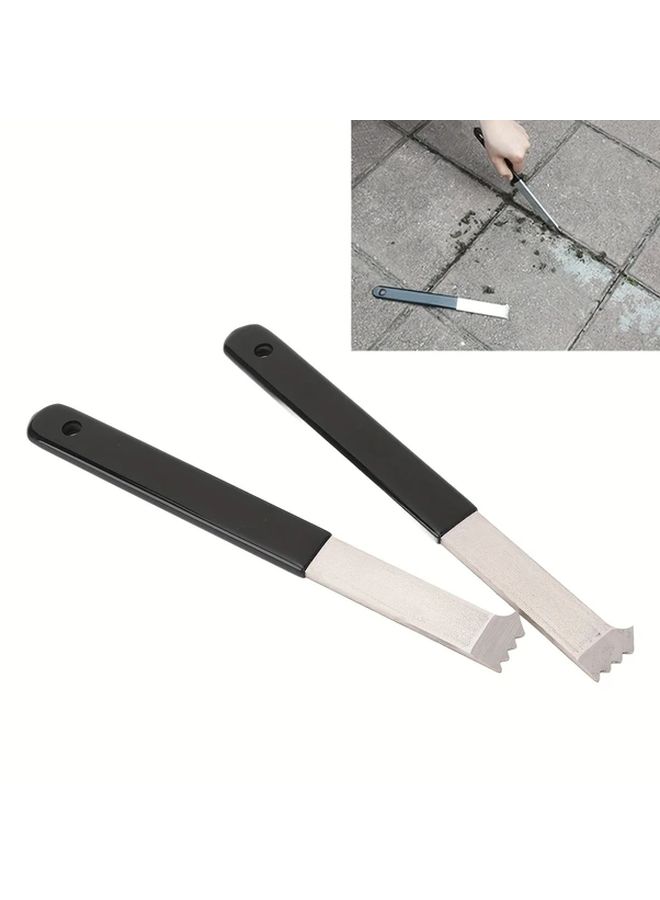 2pcs Paving Brick Removal Tool Set Non Slip Handle Comfort Grip Alloy Steel Scraper - Image 4