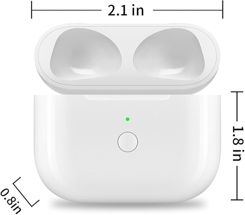 A004 علبة شحن بديلة مقاس لسماعات الأذن من الجيل الثالث 620 مللي أمبير ساعة شحن سلكي متزامن مدمجة محمولة - Image 5