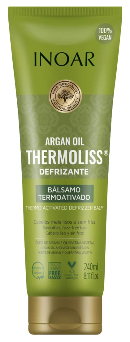 Inoar Thermoliss Keratin Straightening Conditioner for All Hair Types  240 Grams
