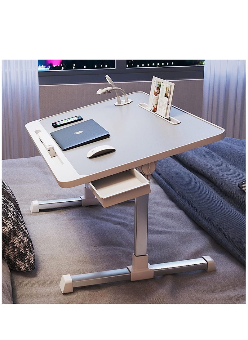 Arabest - Laptop Desk for Bed, Adjustable Laptop Bed Tray Table, Portable Lap Desks with USB Cooling Fan and Foldable Legs, Computer Tray Laptop Stand for Sofa Couch Floor (Brown) - Image 1