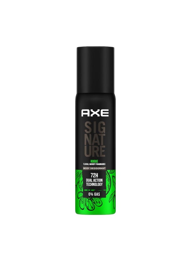 Axe Rogue Floral Woody Fragrance Body Deodorant 72H Dual Action Technology 122ml - Image 1