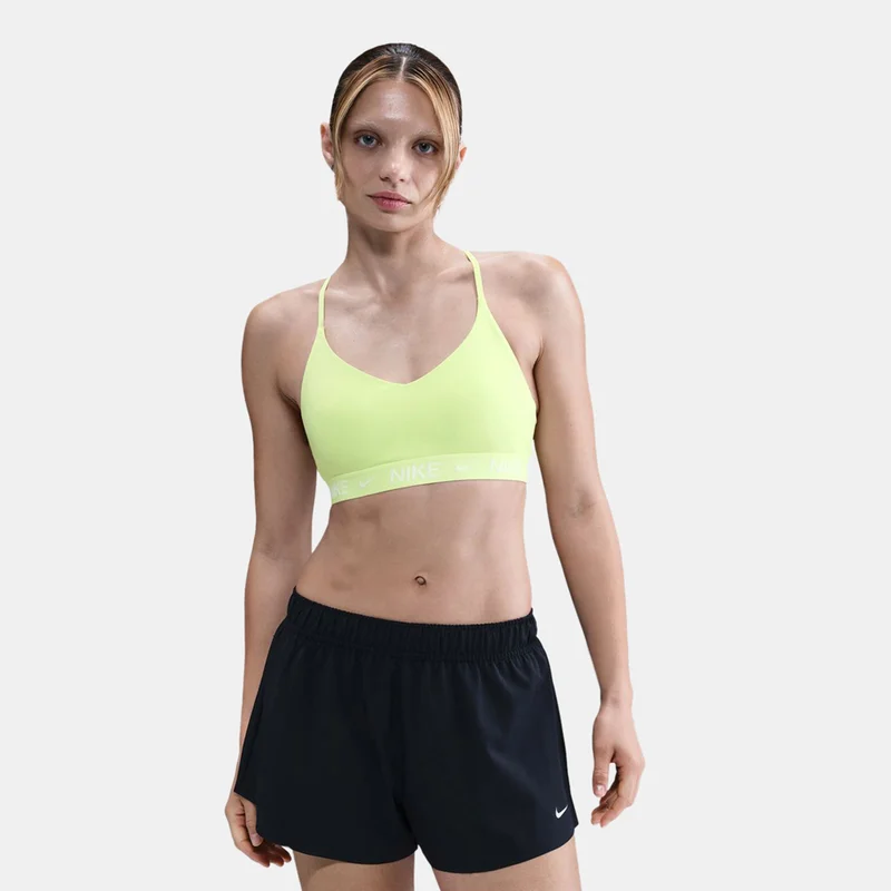 Nike Yellow Women's Indy Dri-FIT Light-Support Padded Training Sports Bra for Women | Best Price UAE