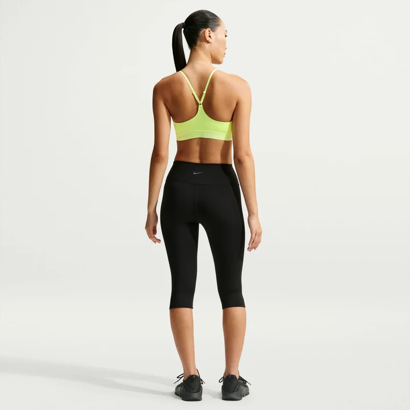 Nike Yellow Women's Indy Dri-FIT Light-Support Padded Training Sports Bra for Women | Best Price UAE