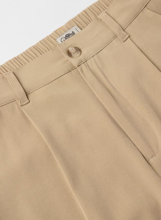 ذا سوليد ستور بنطال بأرجل واسعة وفتحات حزام - Image 5