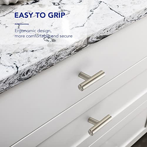 Ravinte Hardware 25 Pack 2 Inch Length Kitchen Cabinet Handles with Single Hole Brushed Nickel Cabinet Pulls Stainless Steel Drawer Pulls,Cabinet Knobs for Dresser Drawer - Image 5