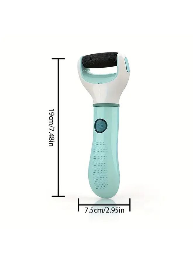 Green Electronic Foot Smoother USB Fast Charging Salon Quality Pedicure Tool - Image 5
