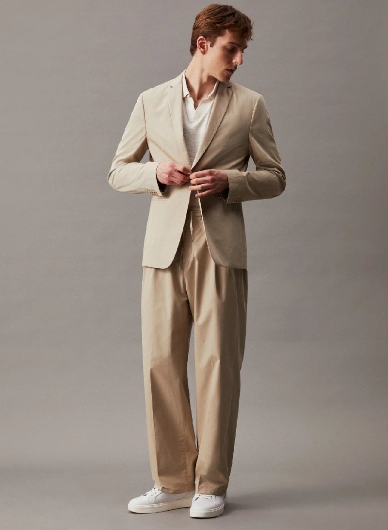 كالفن كلاين تيشرت بولو من القطن والكتان - Image 4