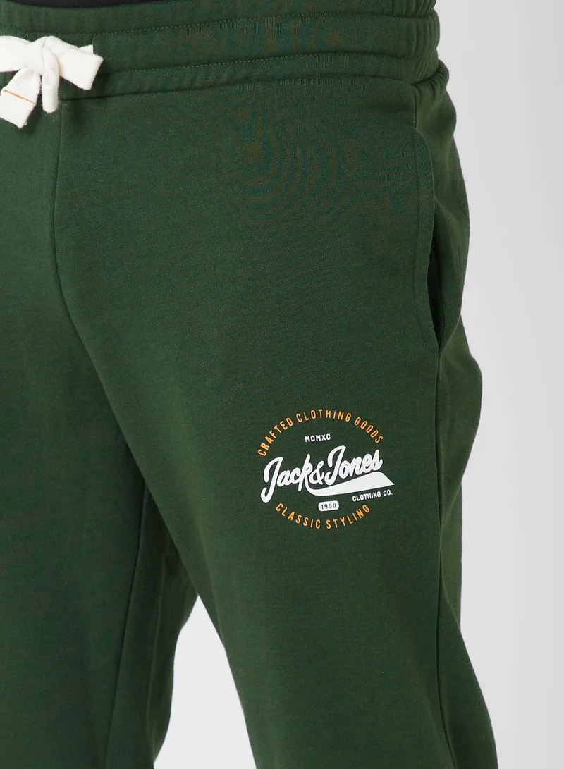 JACK & JONES Logo Drawstring Sweatpants