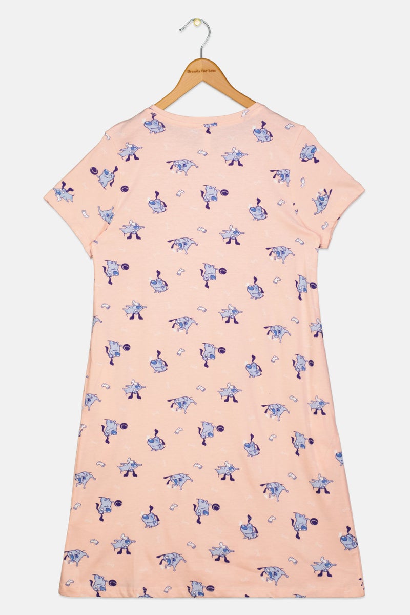 zivame Kids Girl Animal Print Sleepwear Dress, Multicolor - Image 2