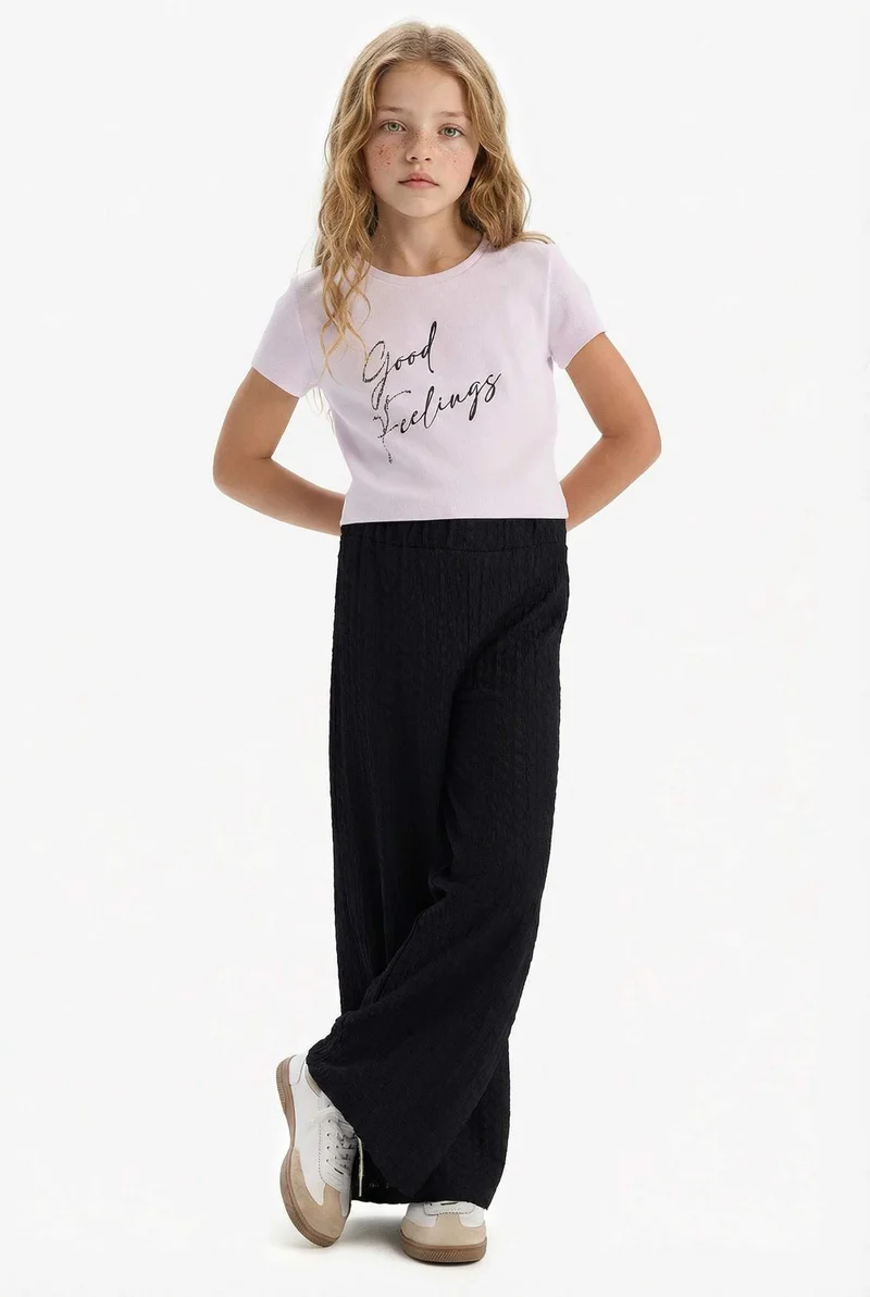 ديفاكتو Girl Ribbed 2 Piece Set