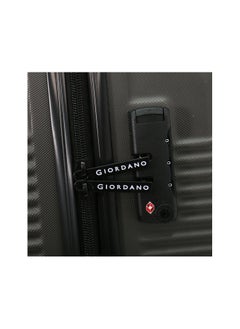 GIORDANO طقم حقائب سفر بعجلات من الجانب الصلب، 3 قطع، رمادي (S-20&quot;،M-24&quot;،L-28&quot;)  - Image 4